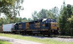 CSX 6979 & 2379 lead train F738 towards the yard